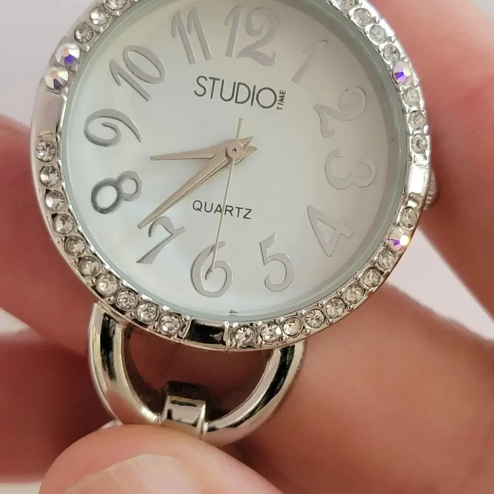 Studio Time STD06A Womens Watch Silver Case White Dial Silver Bracelet Quartz